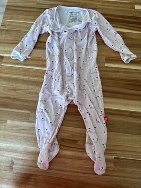 Magnetic Me Light Pink Infant Bodysuit with Tiny Print